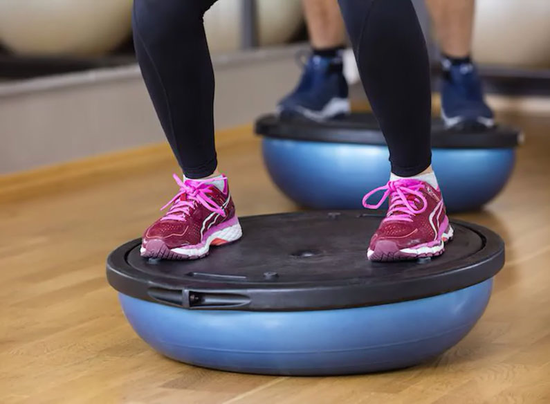 Set Allenamento Equilibrio - Cuscino Propriocettivo, Half Ball E Palla Svizzera Per Fitness E Yoga - Foto 2