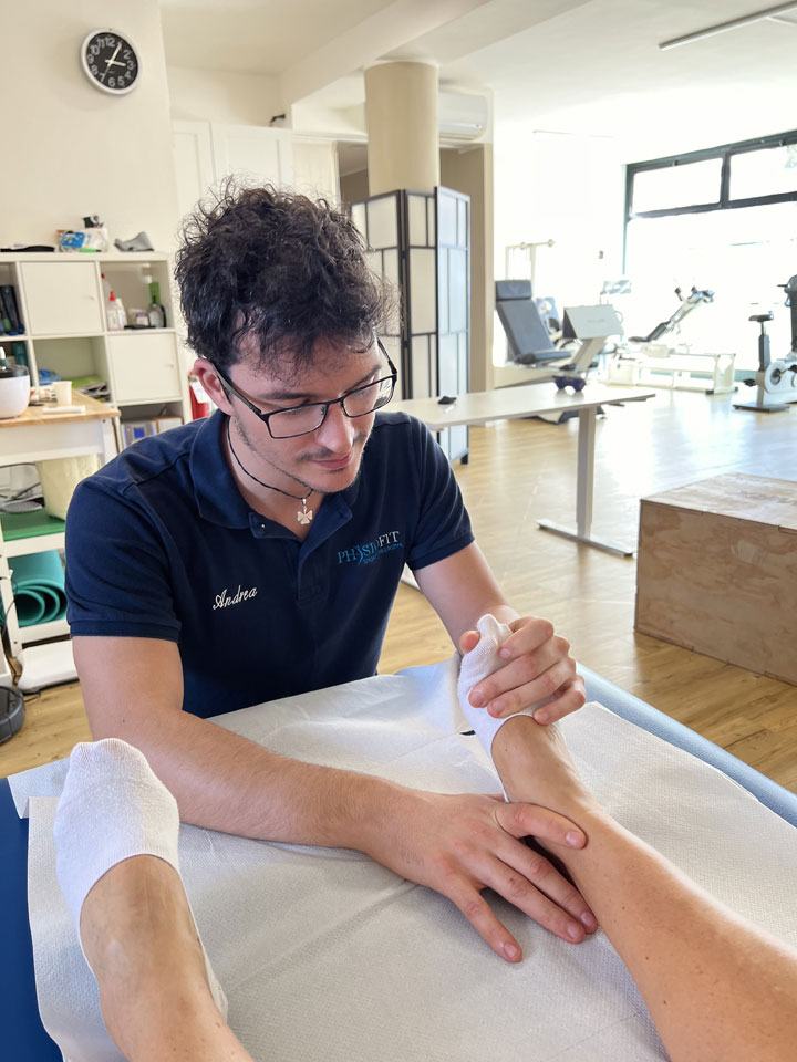 distorsione alla caviglia riabilitazione