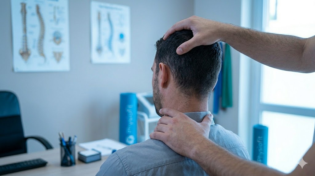 Esercizi posturali cervicale lavoro Latina Physiofit