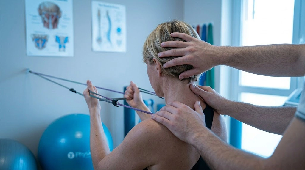 Trattamento manuale torcicollo acuto blocco collo Latina Physiofit